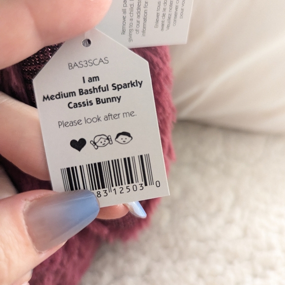 Jellycat bashful sparkly cassis bunny - Picture 4 of 4